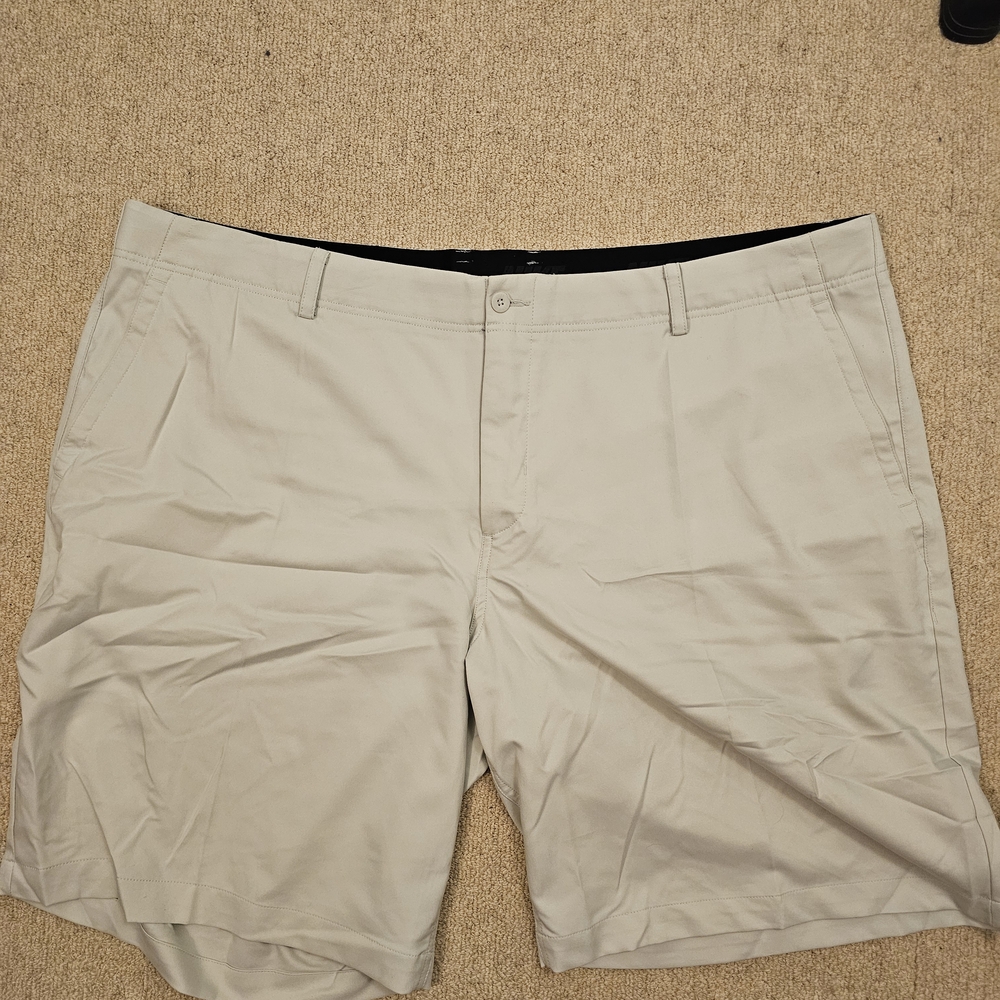 Nike Tan Flat Front Shorts Casual
